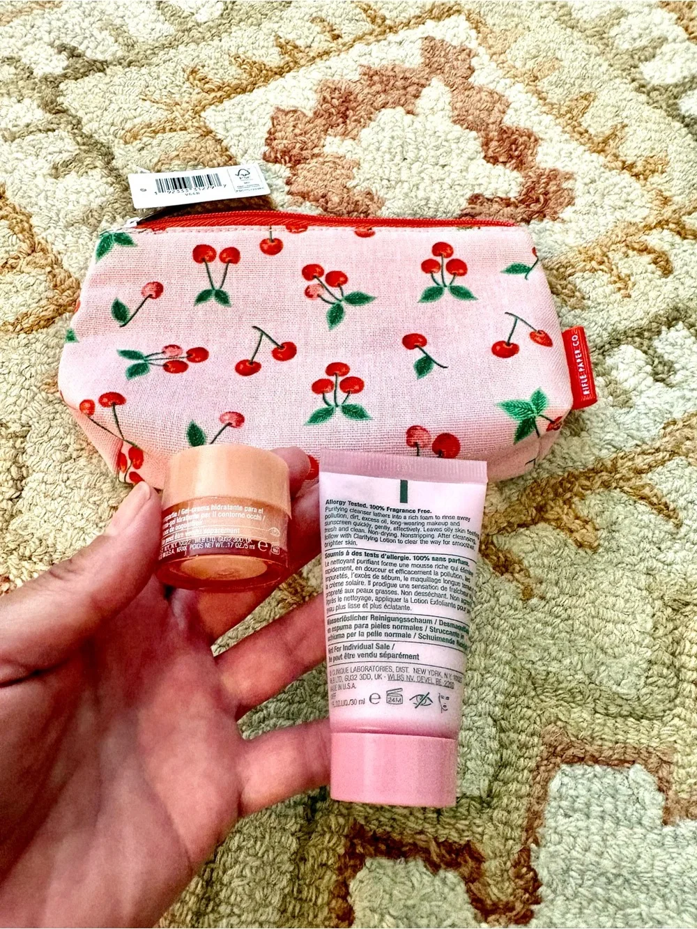 MWT Clinique CHERRY Pouch